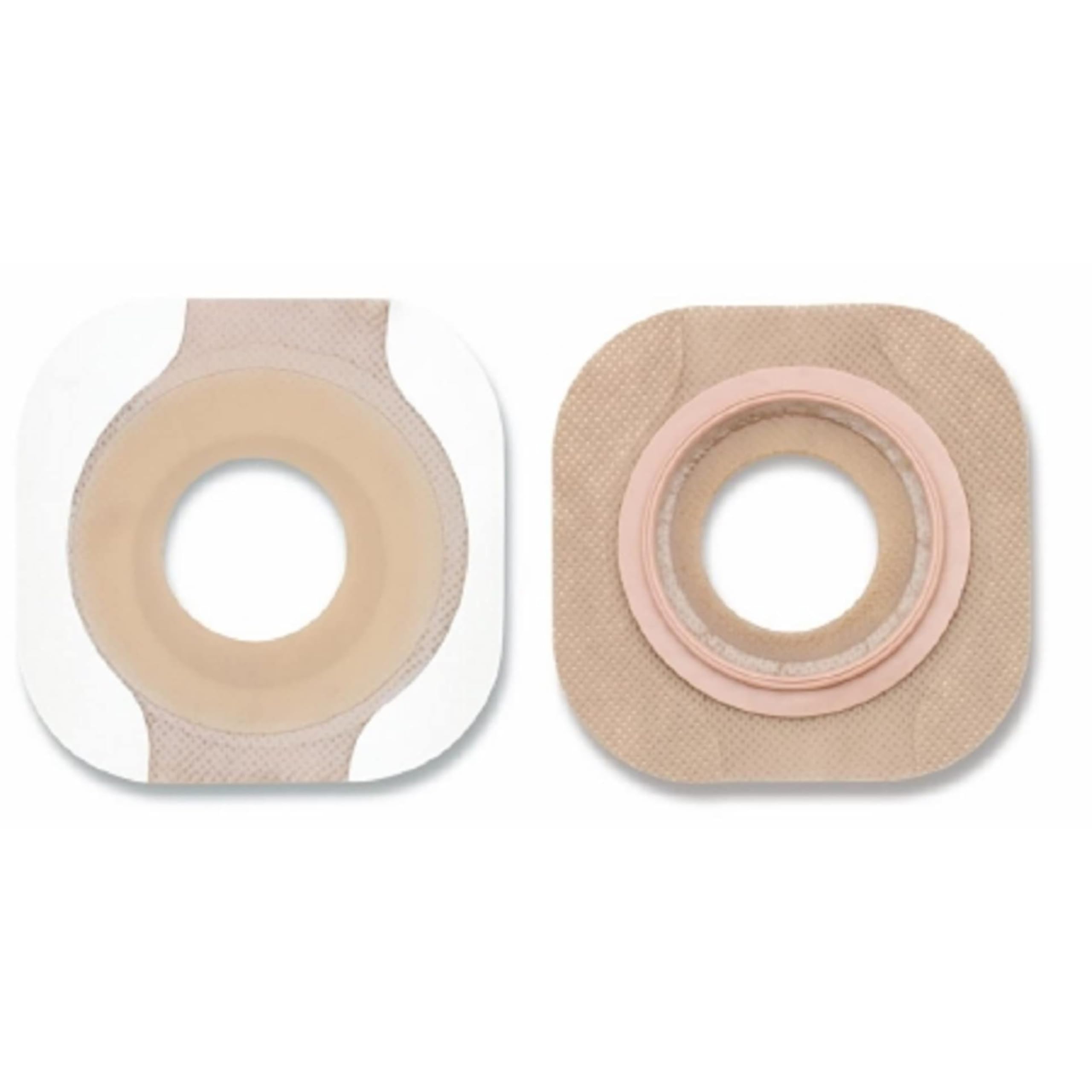 Hollister 14708 New Image Flat Flextend Skin Barrier, Pre-Sized 1-1/2”, Flange Size 2-1/4”, Red Color Match, 5 Pack, Ostomy Skin Barrier