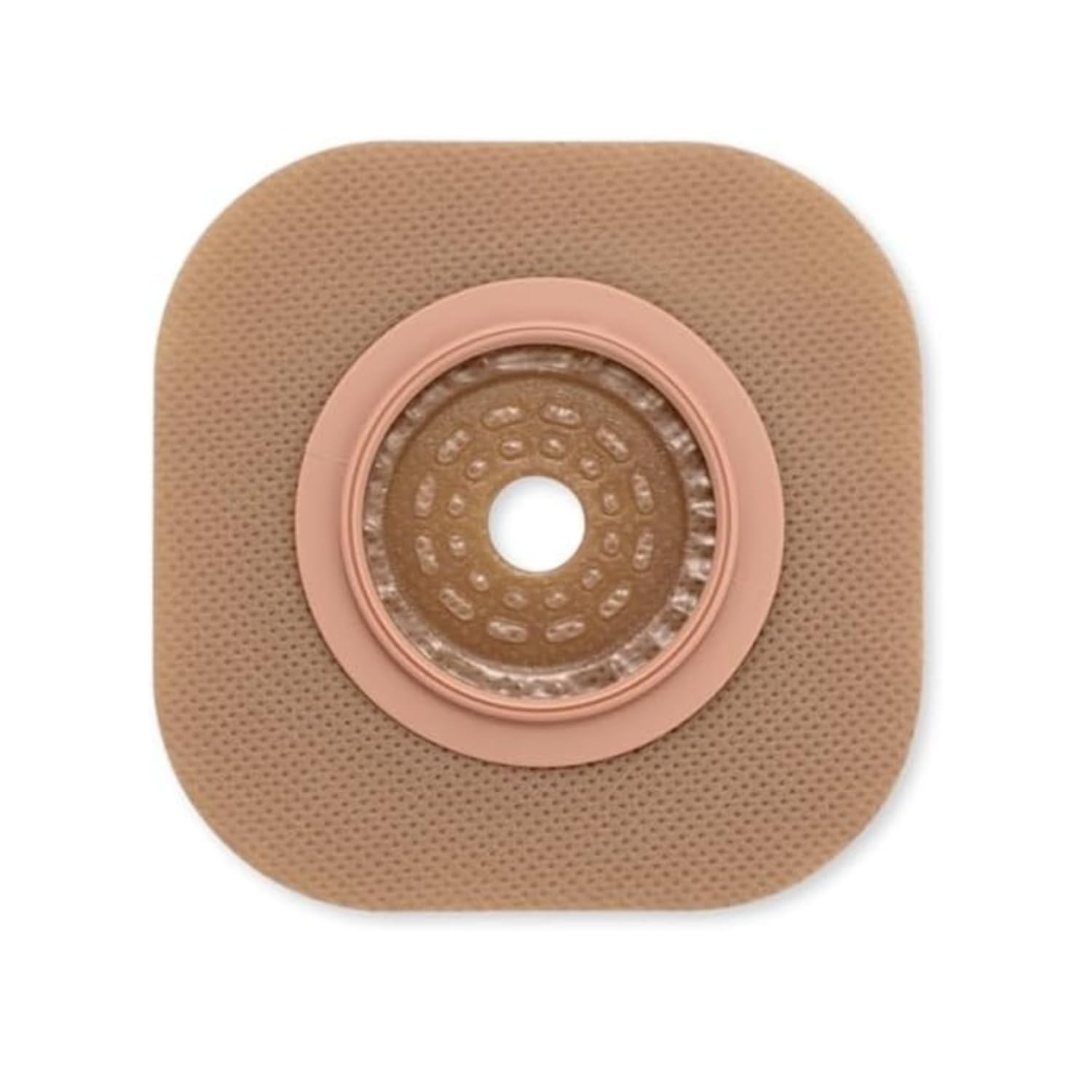 Hollister 15104 CeraPlus Flat Skin Barrier, Cut-to-Fit 2-1/4”, Flange Size 2-3/4”, Blue Color Match, 5 Pack, Ostomy Skin Barrier, Ostomy Supplies